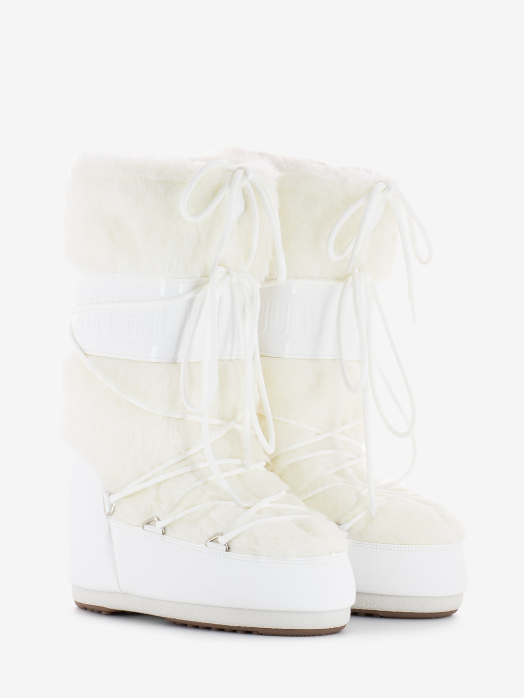 Moon boot Icon faux fur optical