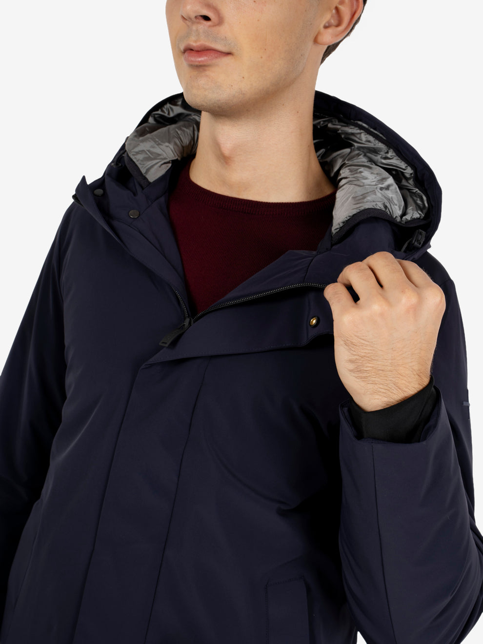 Clark long blue jacket