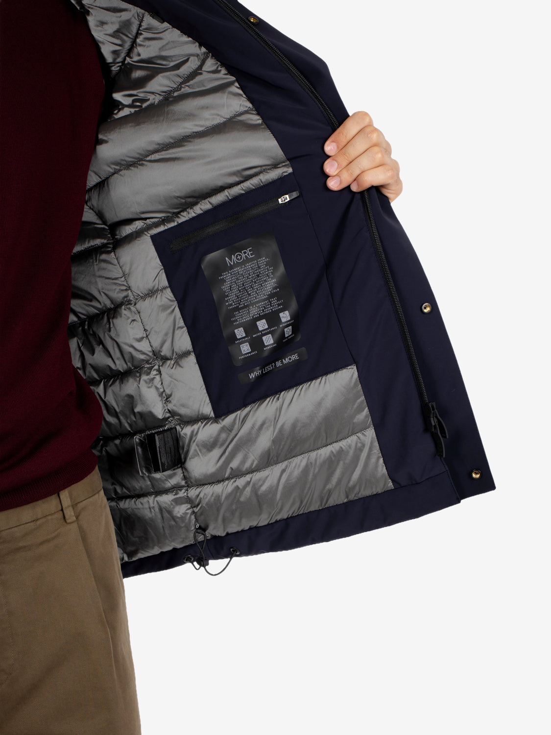 Clark long blue jacket