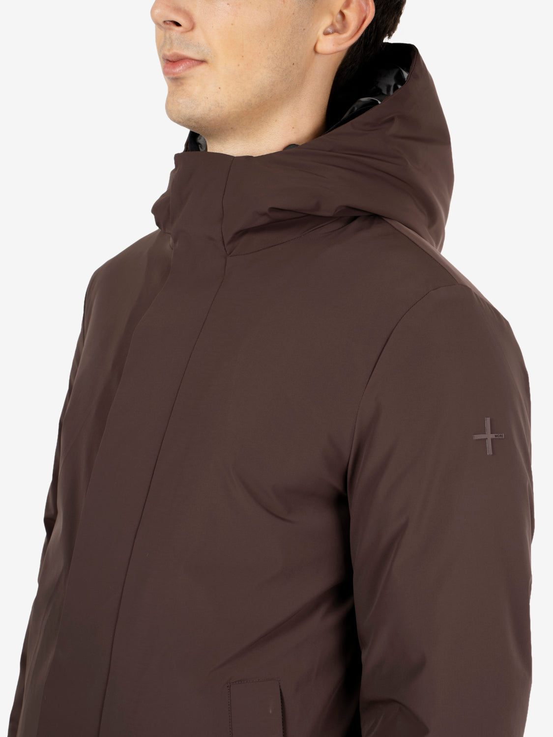 Clark long dark brown jacket