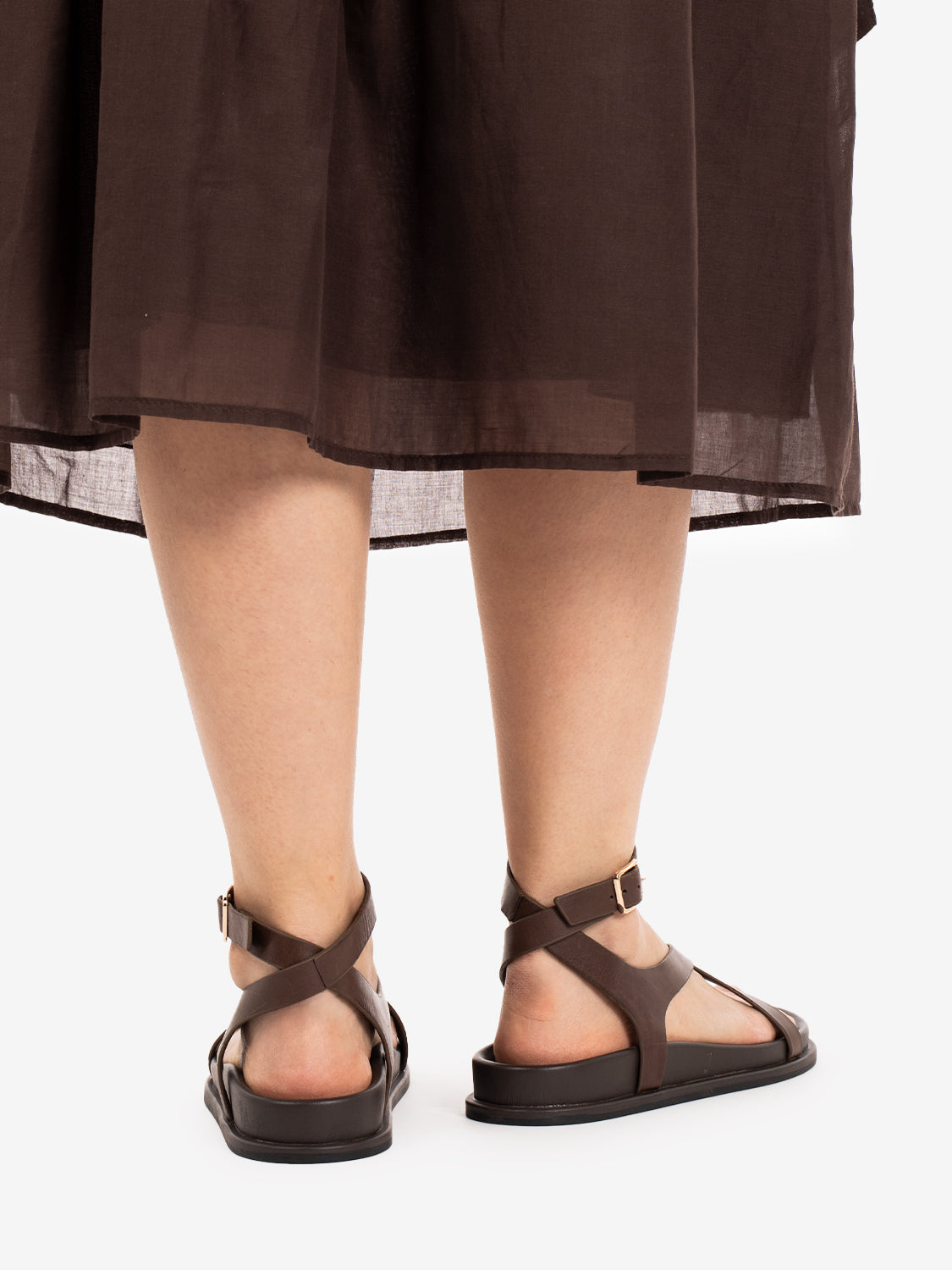 Flip-flop sandal Cow leather brown