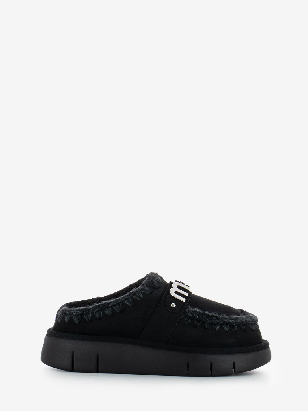 Bounce Clog Metal Logo Black