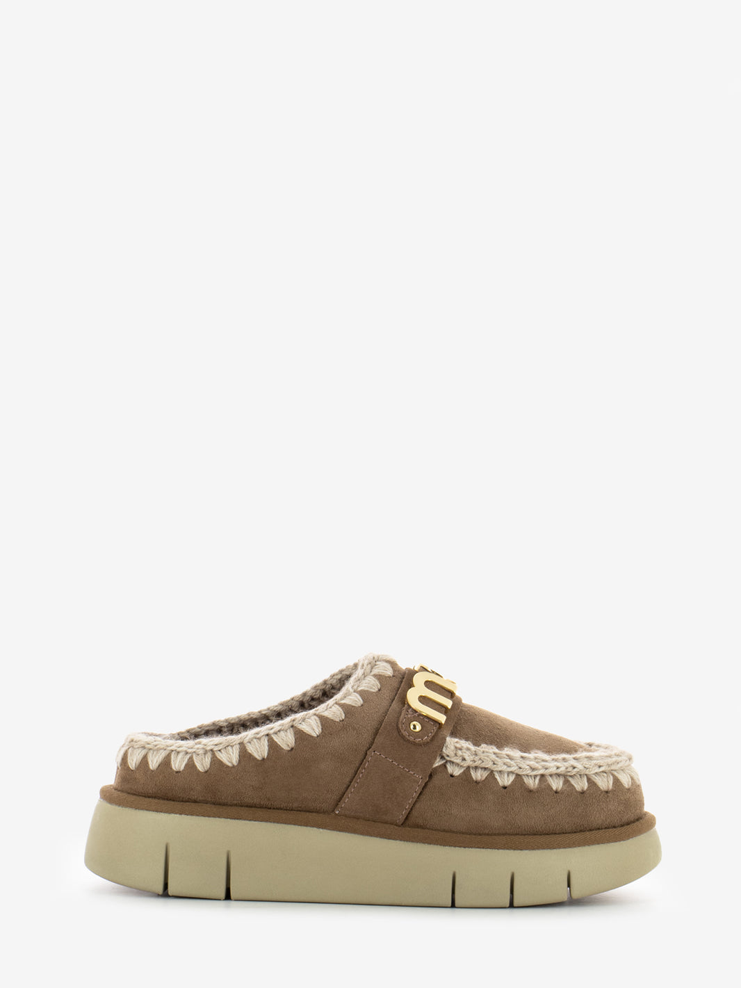 Bounce Clog Metal Logo Brown