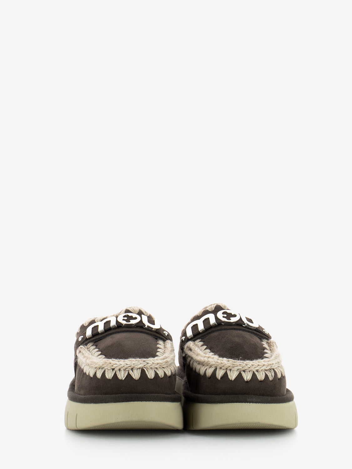 Bounce clog metal logo mocha