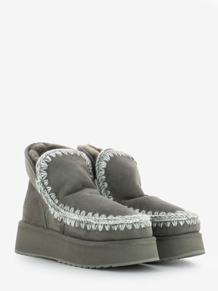 Mini Eskimo platform boot grey