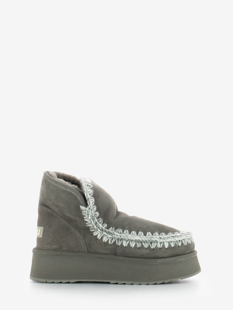 MOU - Mini Eskimo platform boot grey