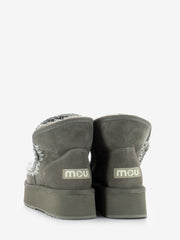 MOU - Mini Eskimo platform boot grey