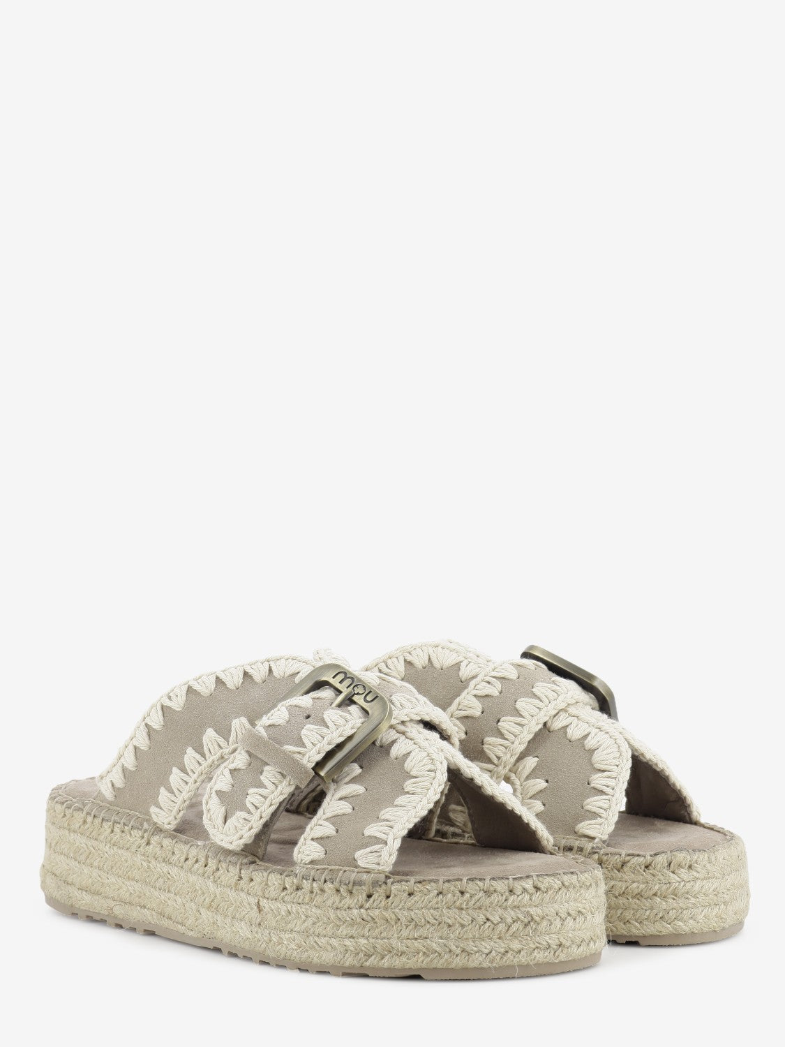 Sandali in juta beige