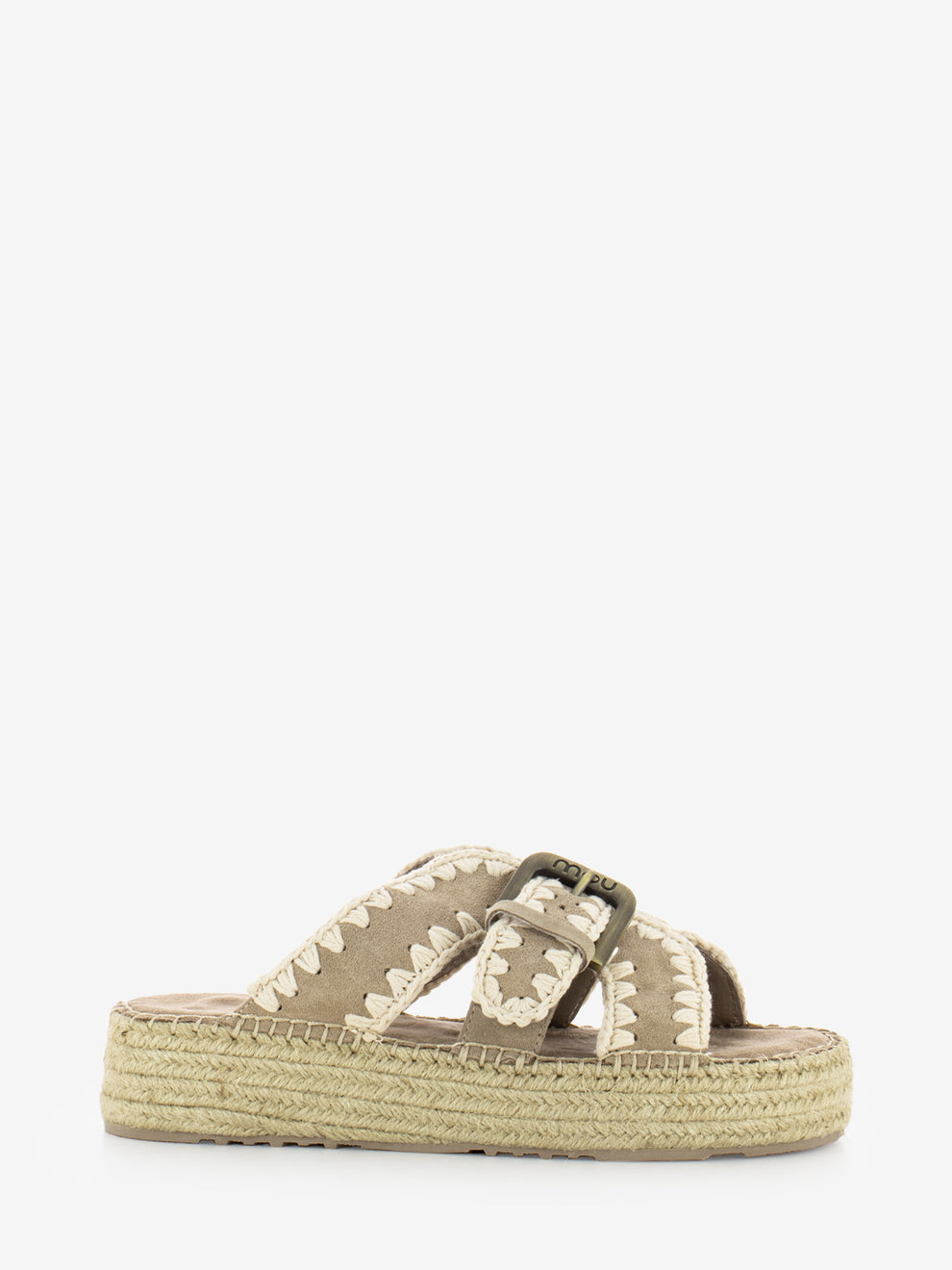 Sandali in juta beige