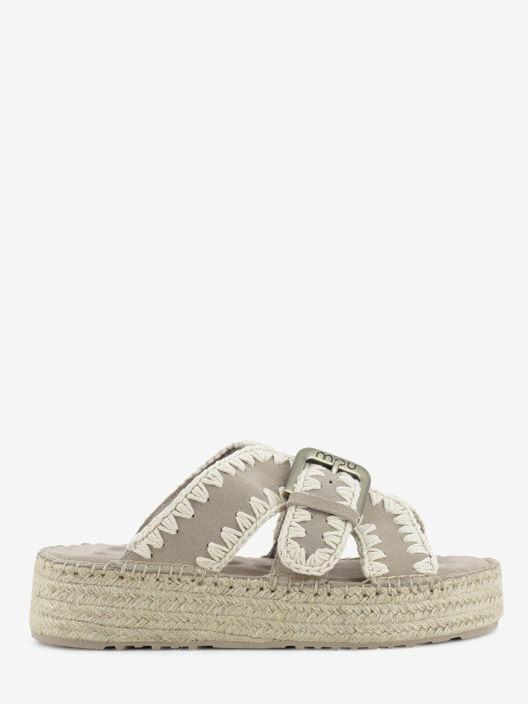 Sandali in juta beige