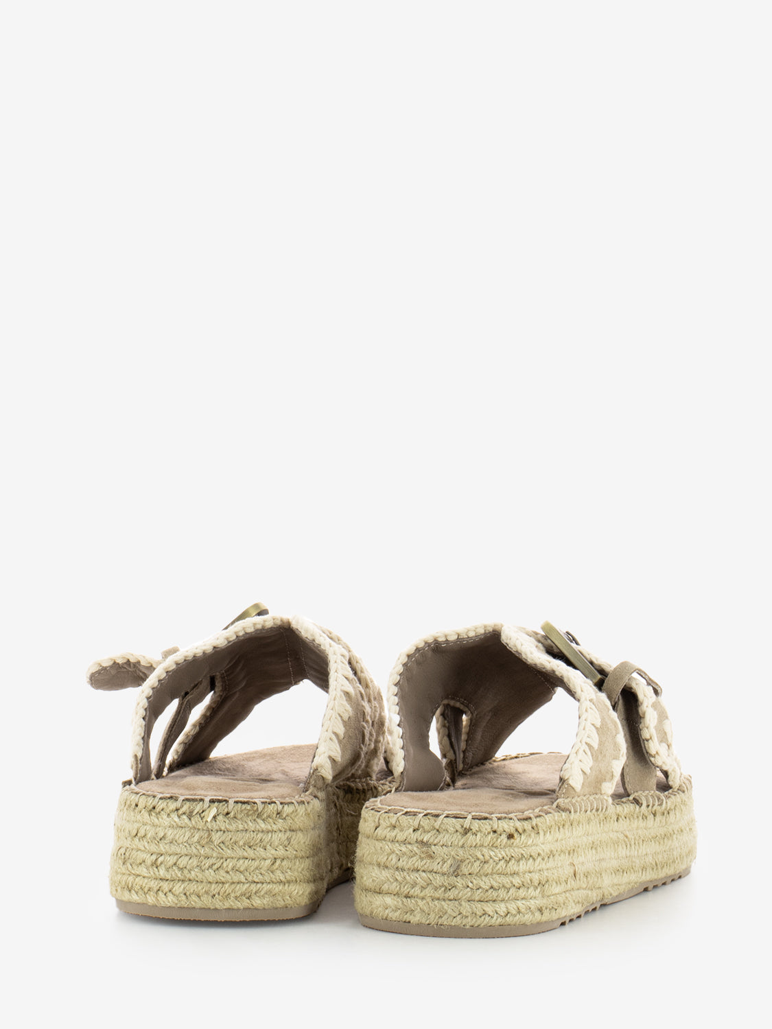 Sandali in juta beige
