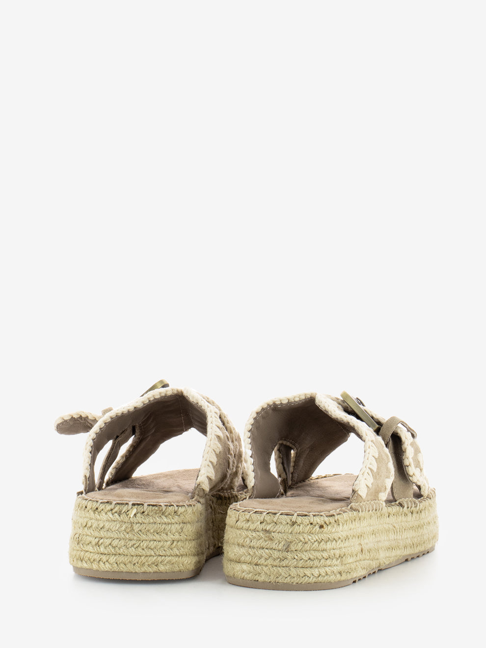 Sandali in juta beige
