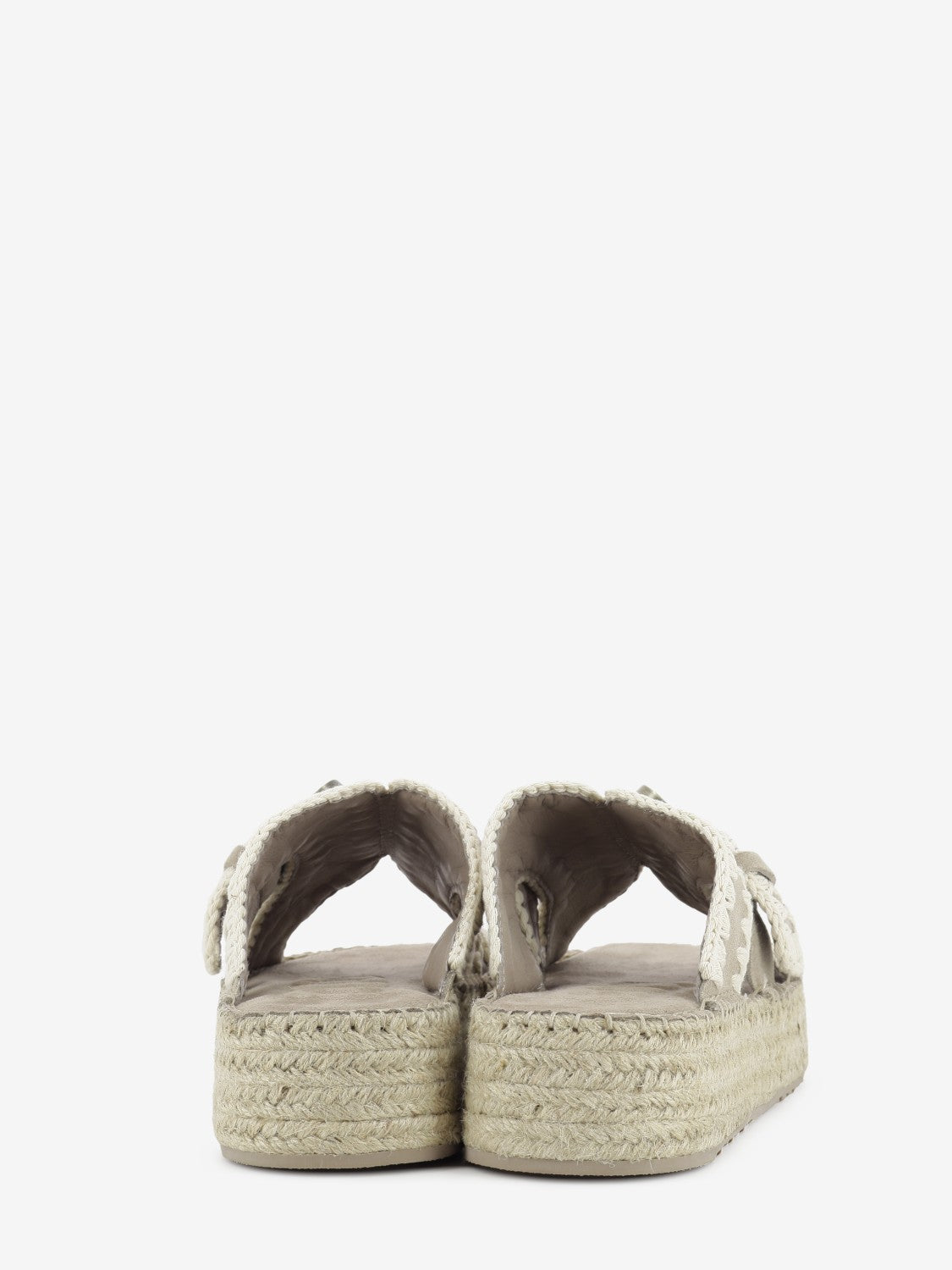 Sandali in juta beige