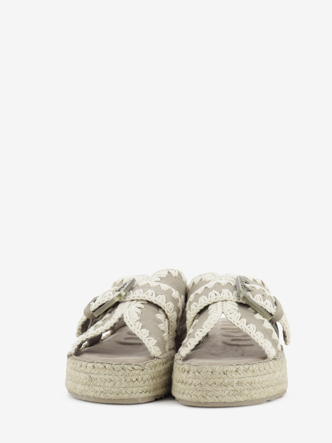 Sandali in juta beige