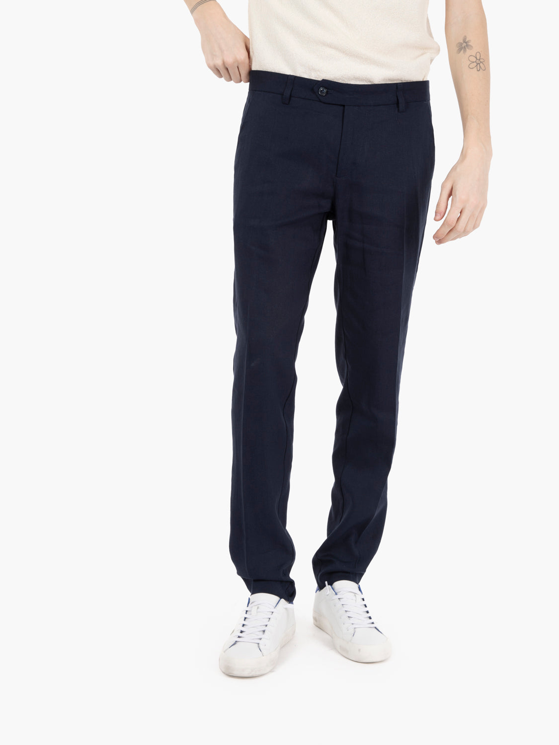 Abito Canarie monopetto blu navy