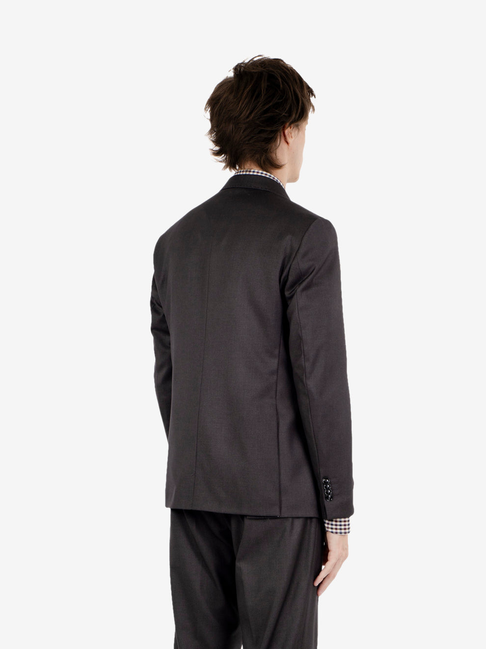 Best charcoal double-breasted suit