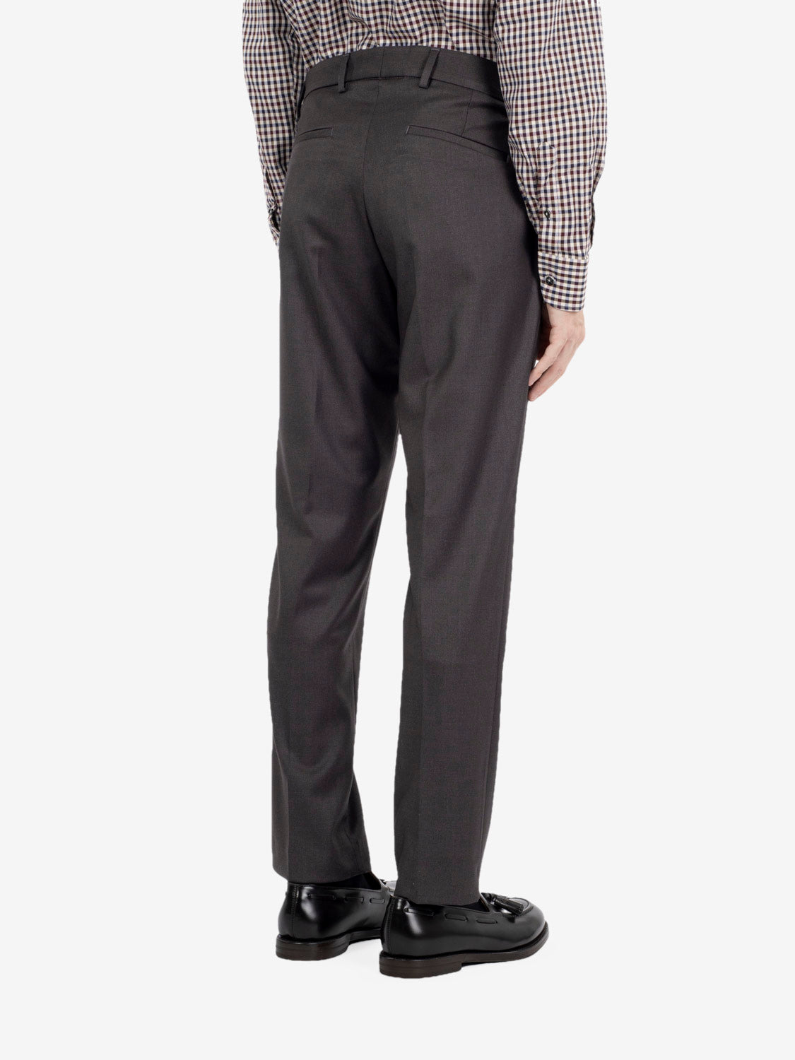 Best charcoal double-breasted suit