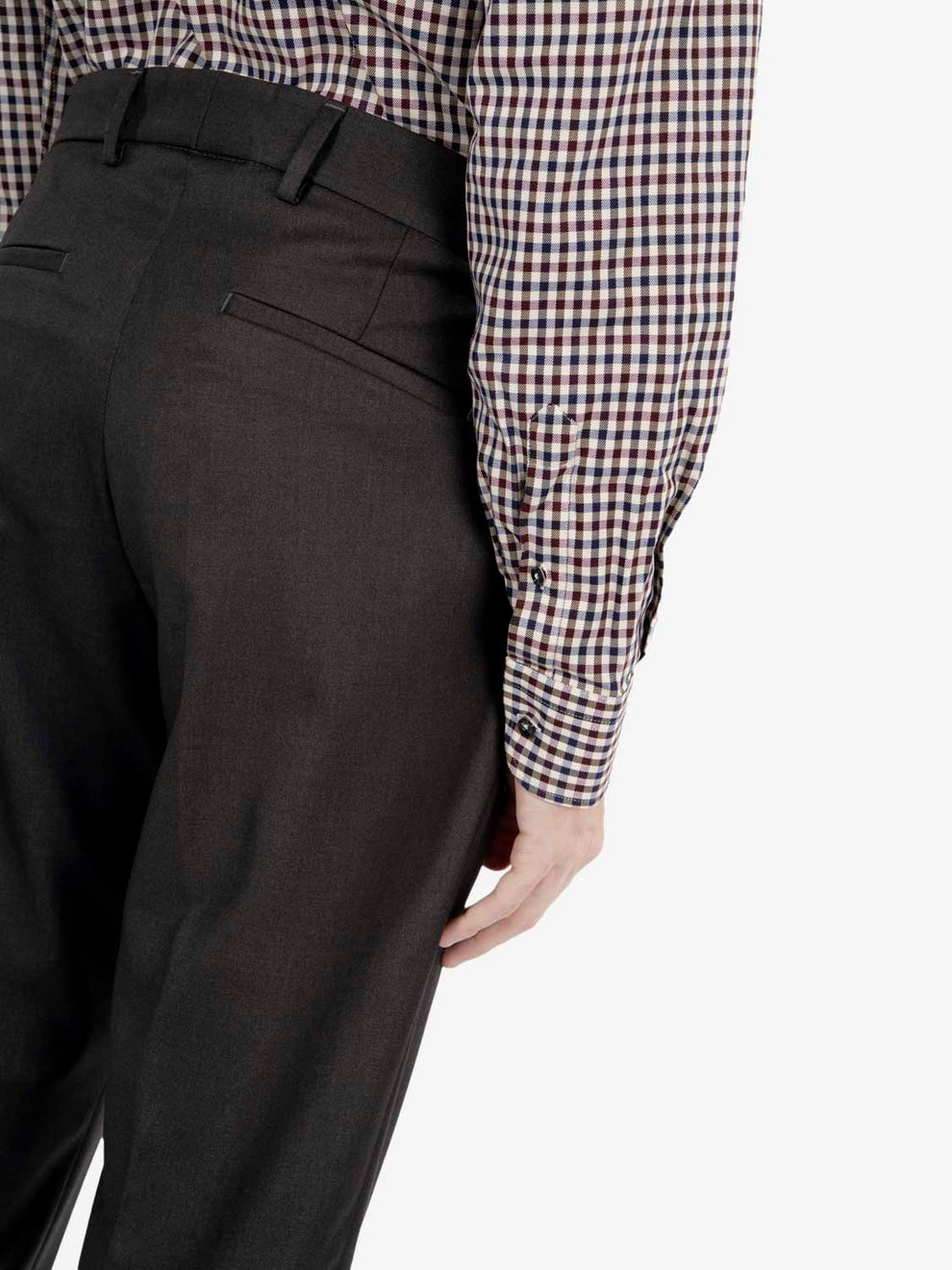 Best charcoal double-breasted suit