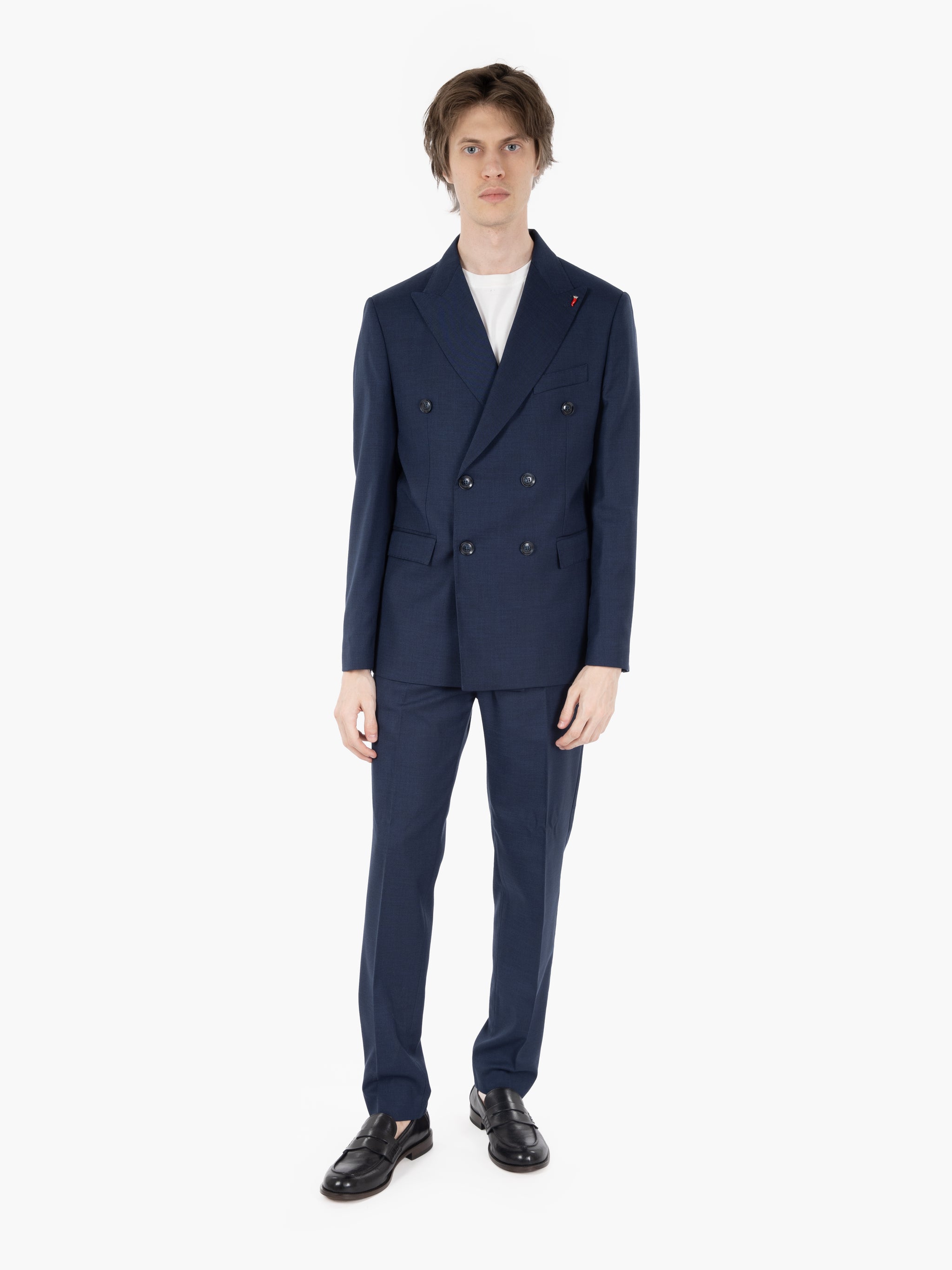 Samoa Blue Double Breasted Suit