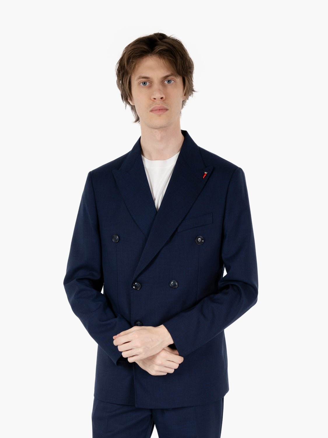 Samoa Blue Double Breasted Suit