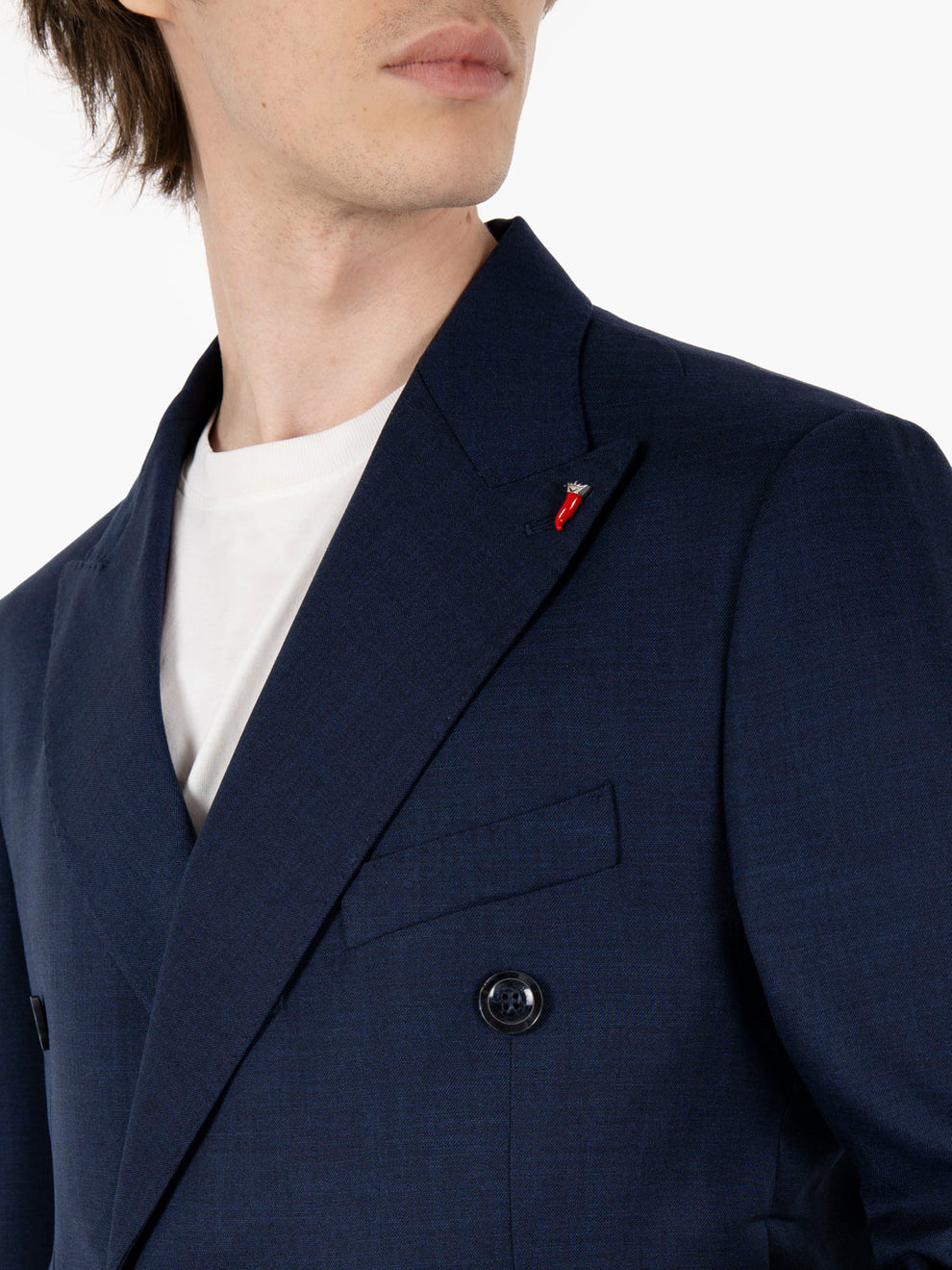 Samoa Blue Double Breasted Suit
