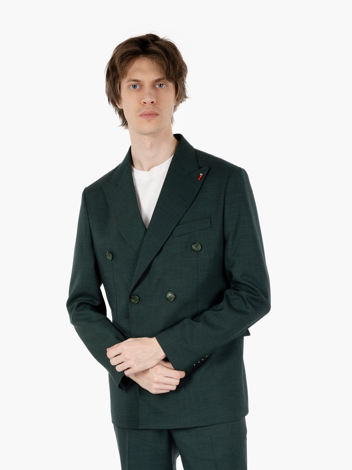 Samoa Green Double Breasted Suit