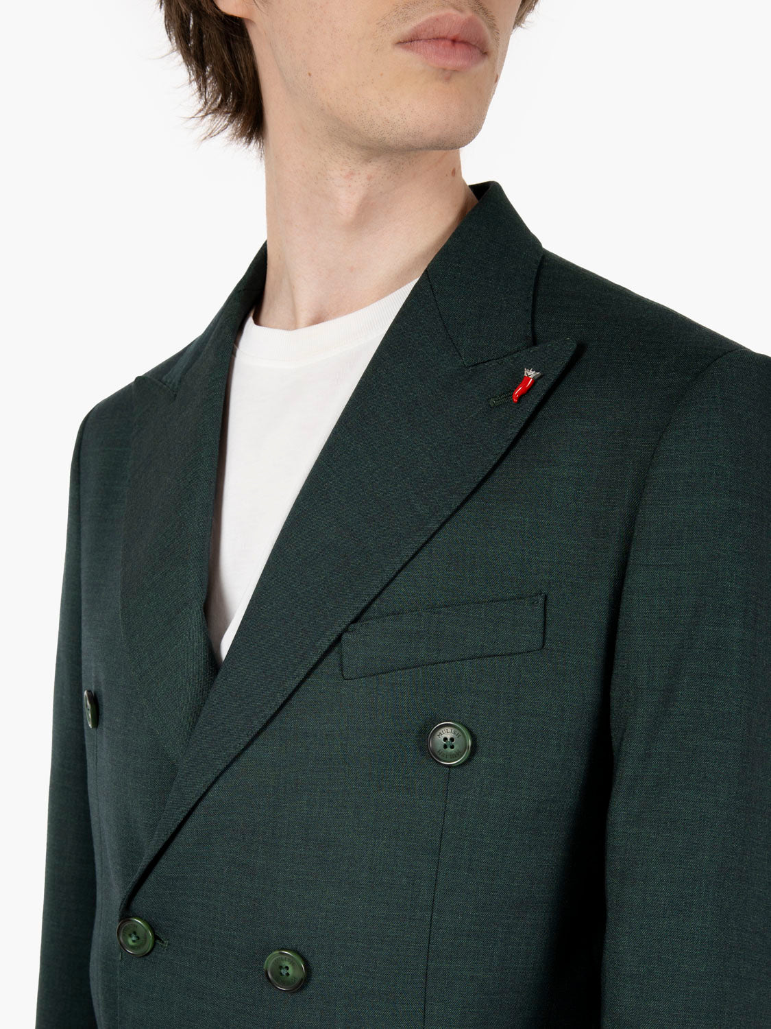 Samoa Green Double Breasted Suit