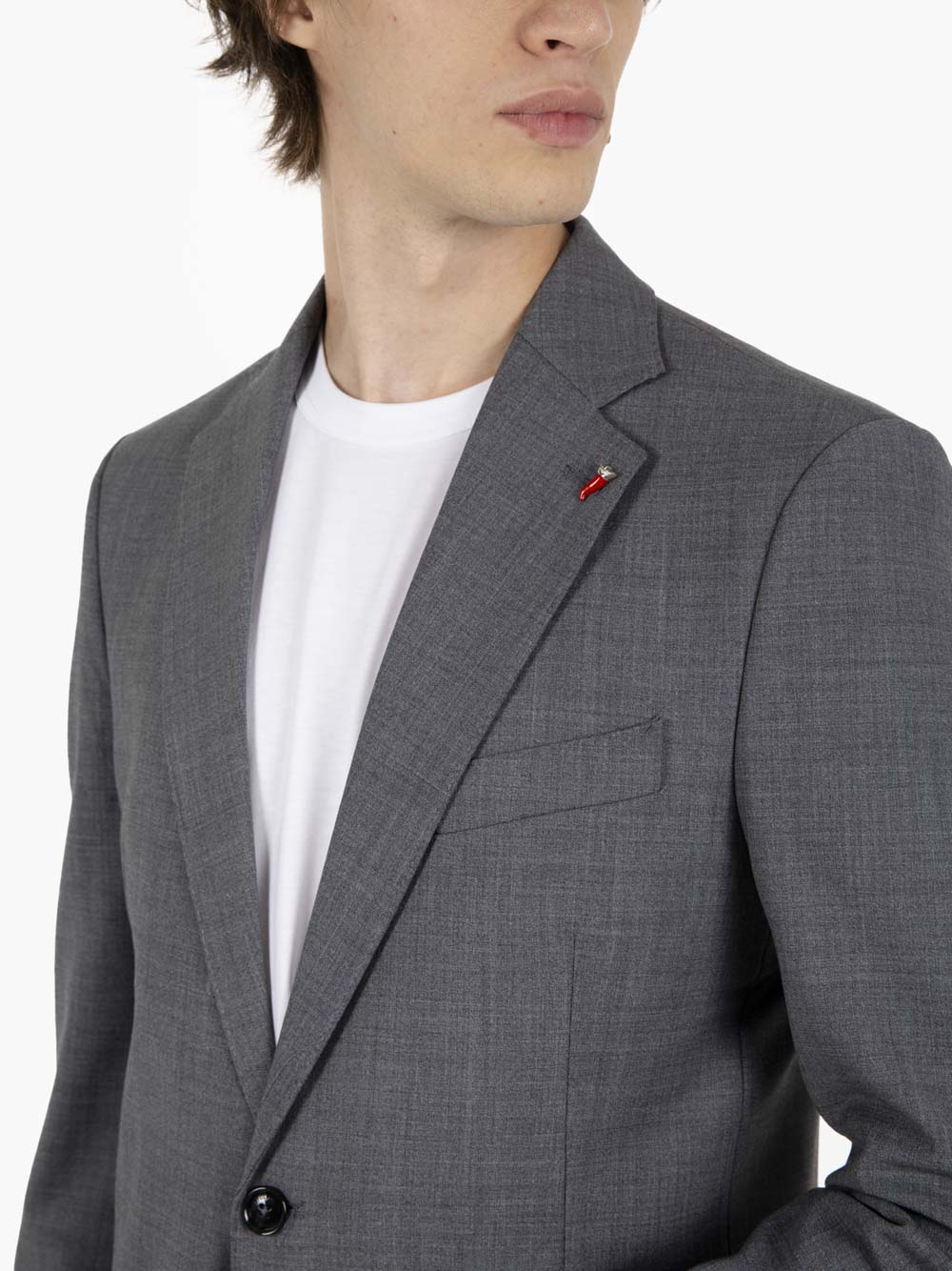 Abito in misto lana Detroit grigio