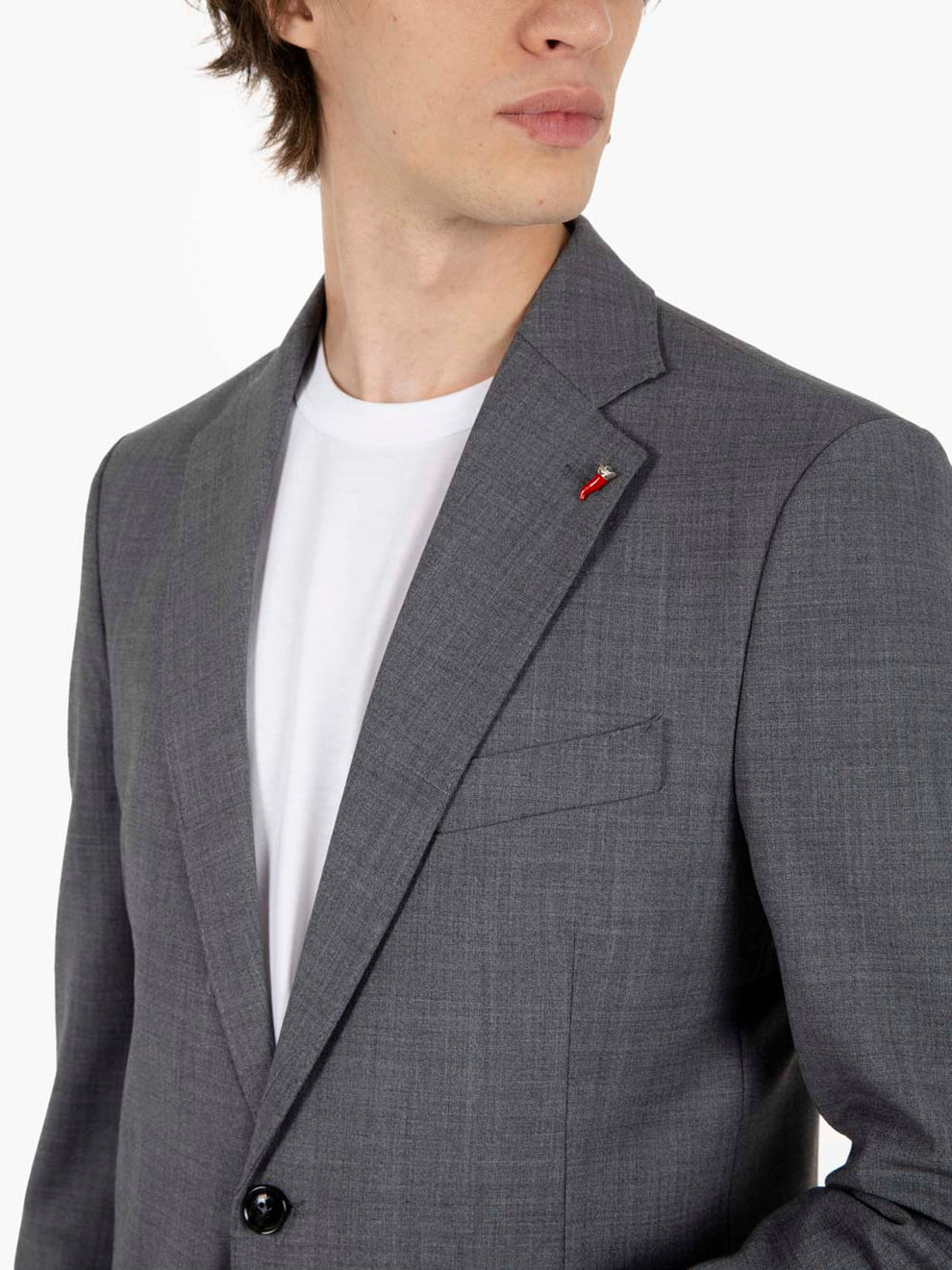 Abito in misto lana Detroit grigio