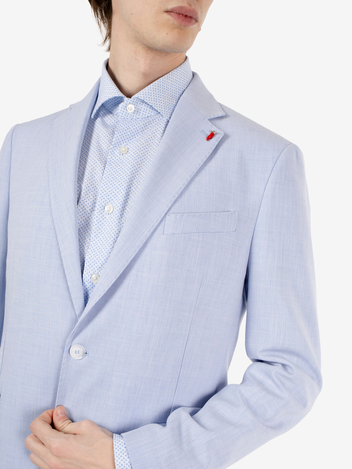 COLLODI-AB7200_CIELO SINGLE-BREASTED SKY BLUE SUIT