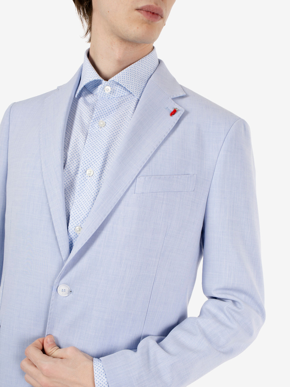 COLLODI-AB7200_CIELO SINGLE-BREASTED SKY BLUE SUIT