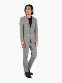 Abito Zante monopetto grigio chiaro