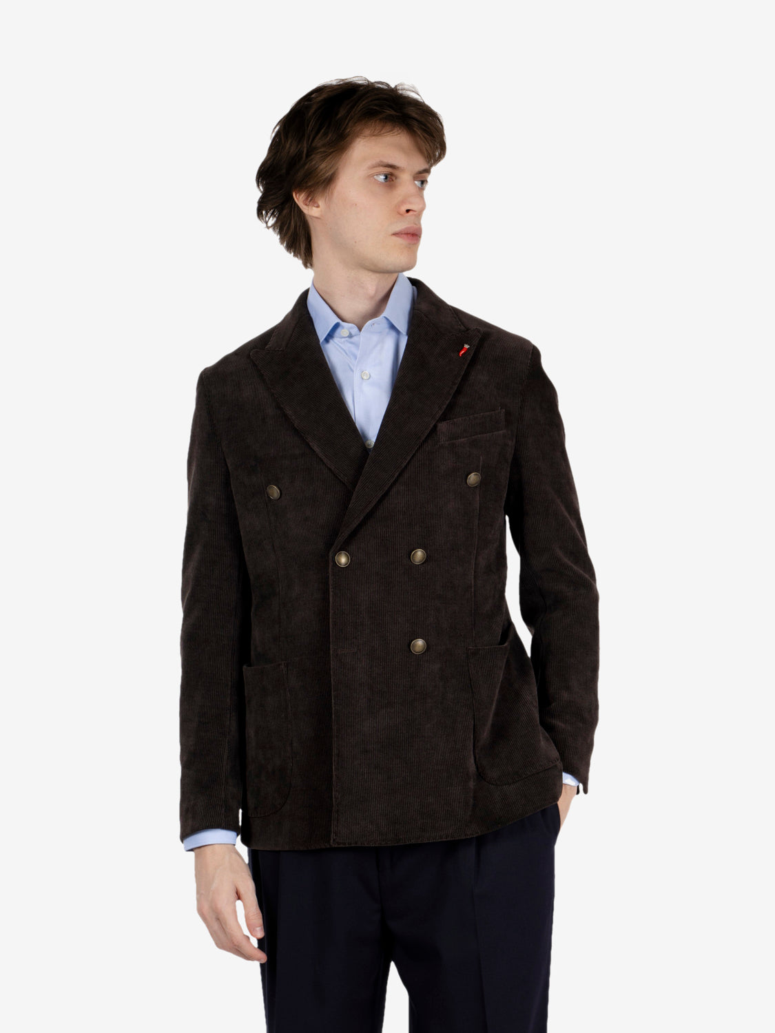 Arcano dark brown corduroy blazer