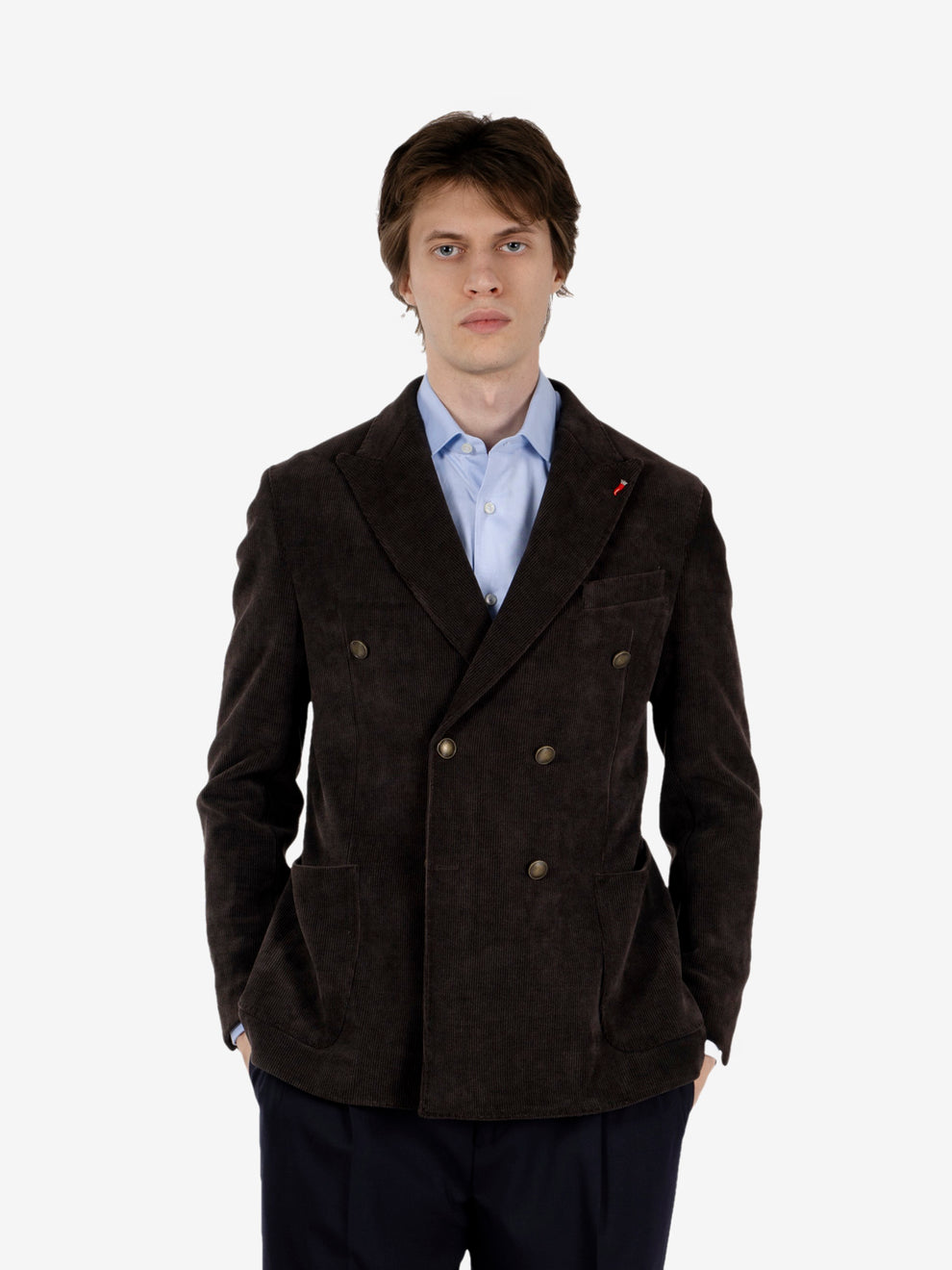 Arcano dark brown corduroy blazer
