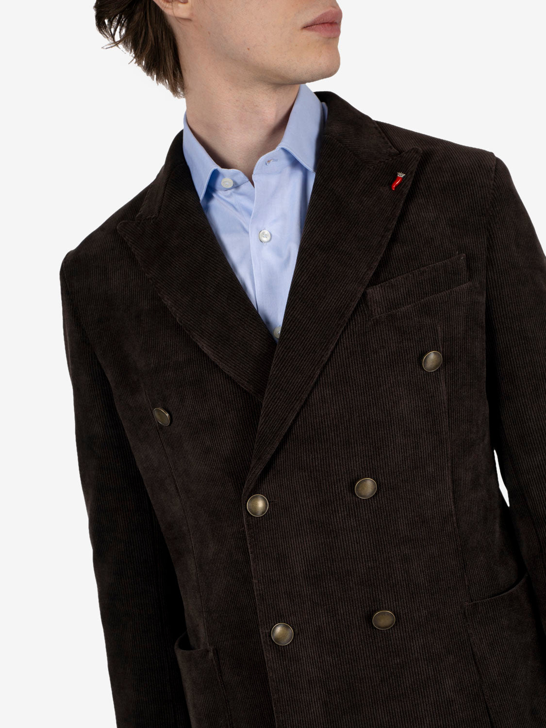 Arcano dark brown corduroy blazer