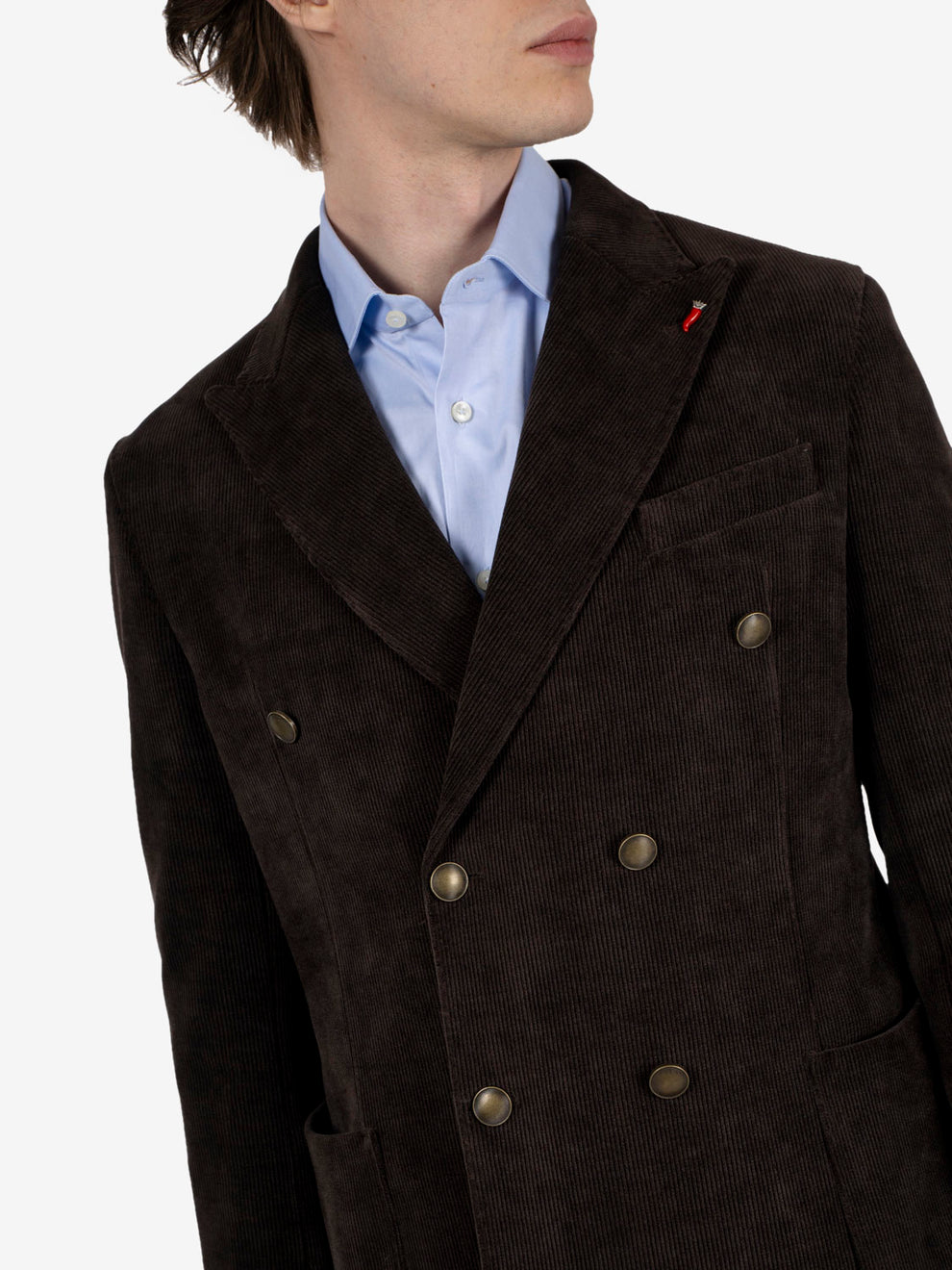 Arcano dark brown corduroy blazer