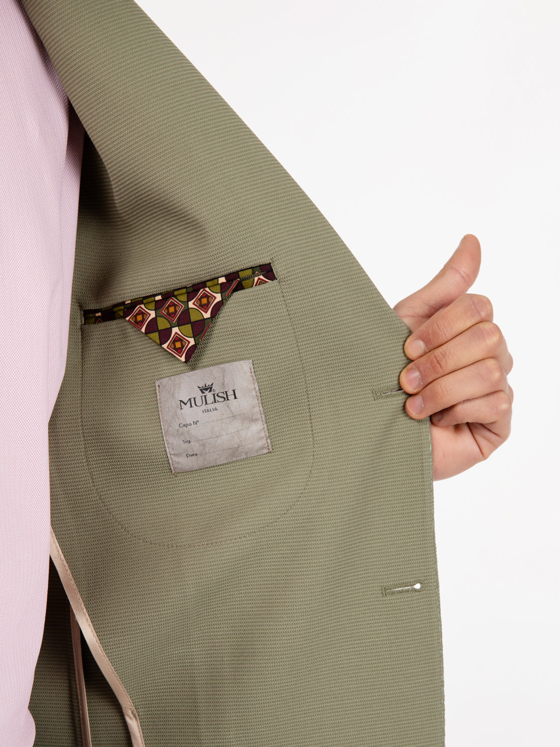 Sage Jersey Single Breasted Blazer