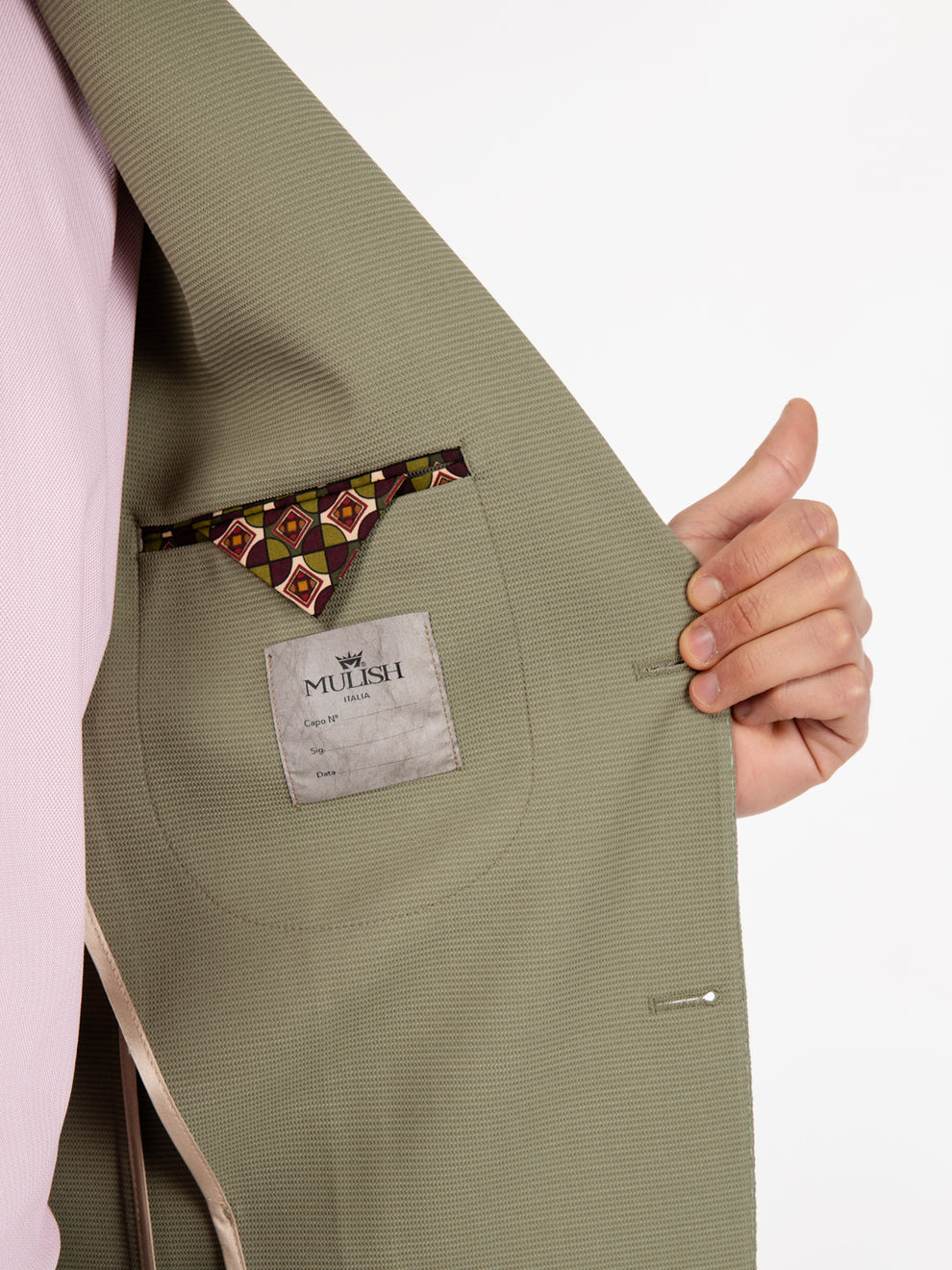 Sage Jersey Single Breasted Blazer