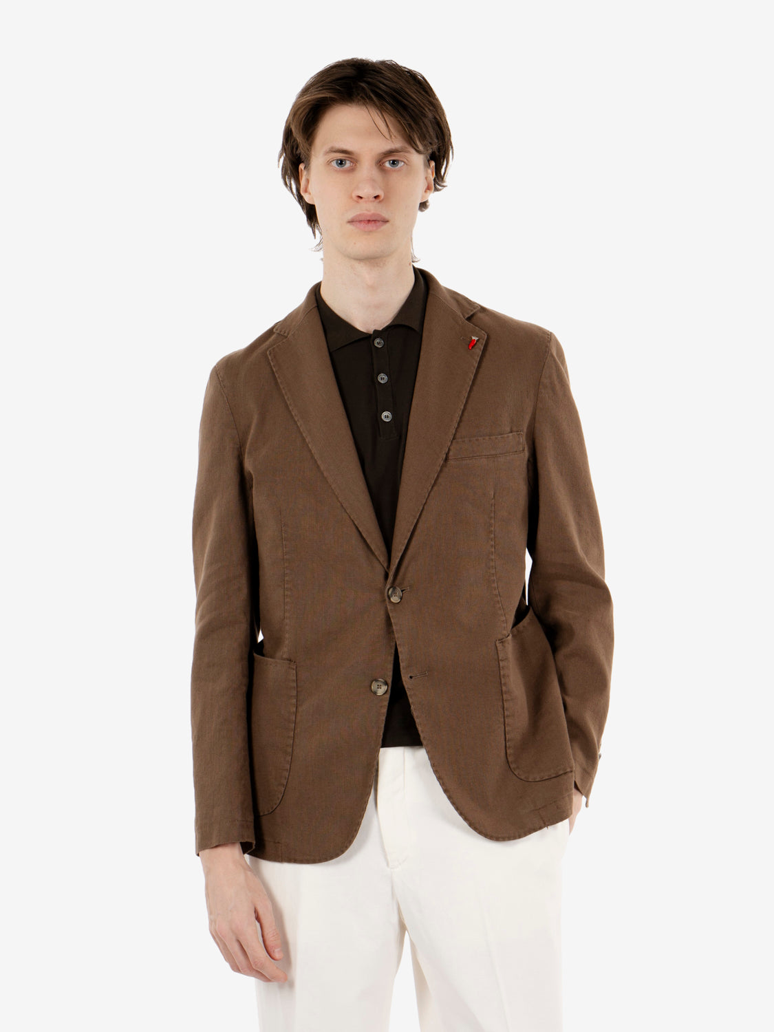 Blazer monopetto Stella nocciola