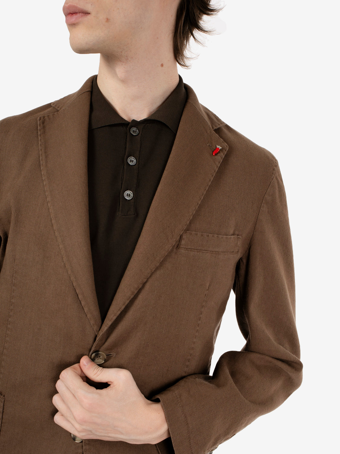 Blazer monopetto Stella nocciola