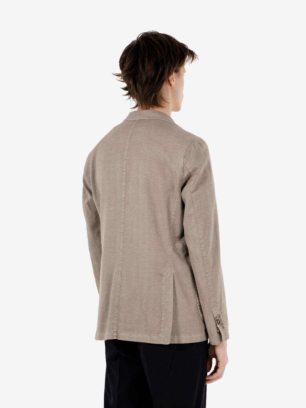 Blazer monopetto Tasso fango