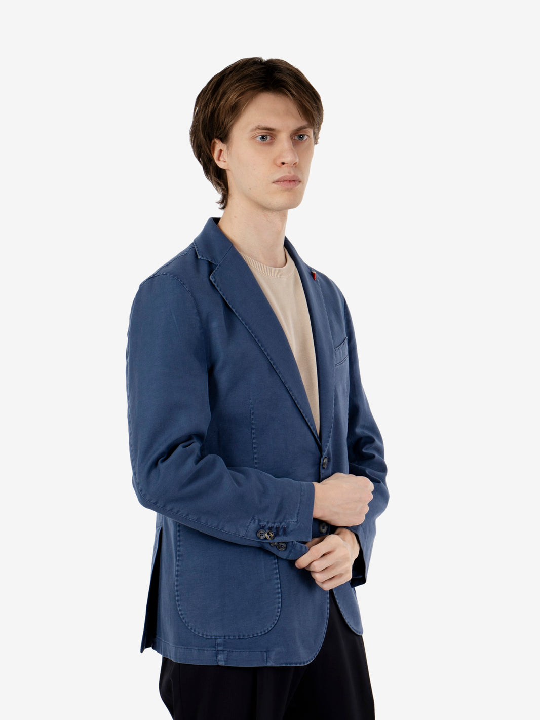 Blazer monopetto Tasso indaco