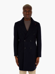 MULISH - Cappotto Marte doppiopetto blu navy