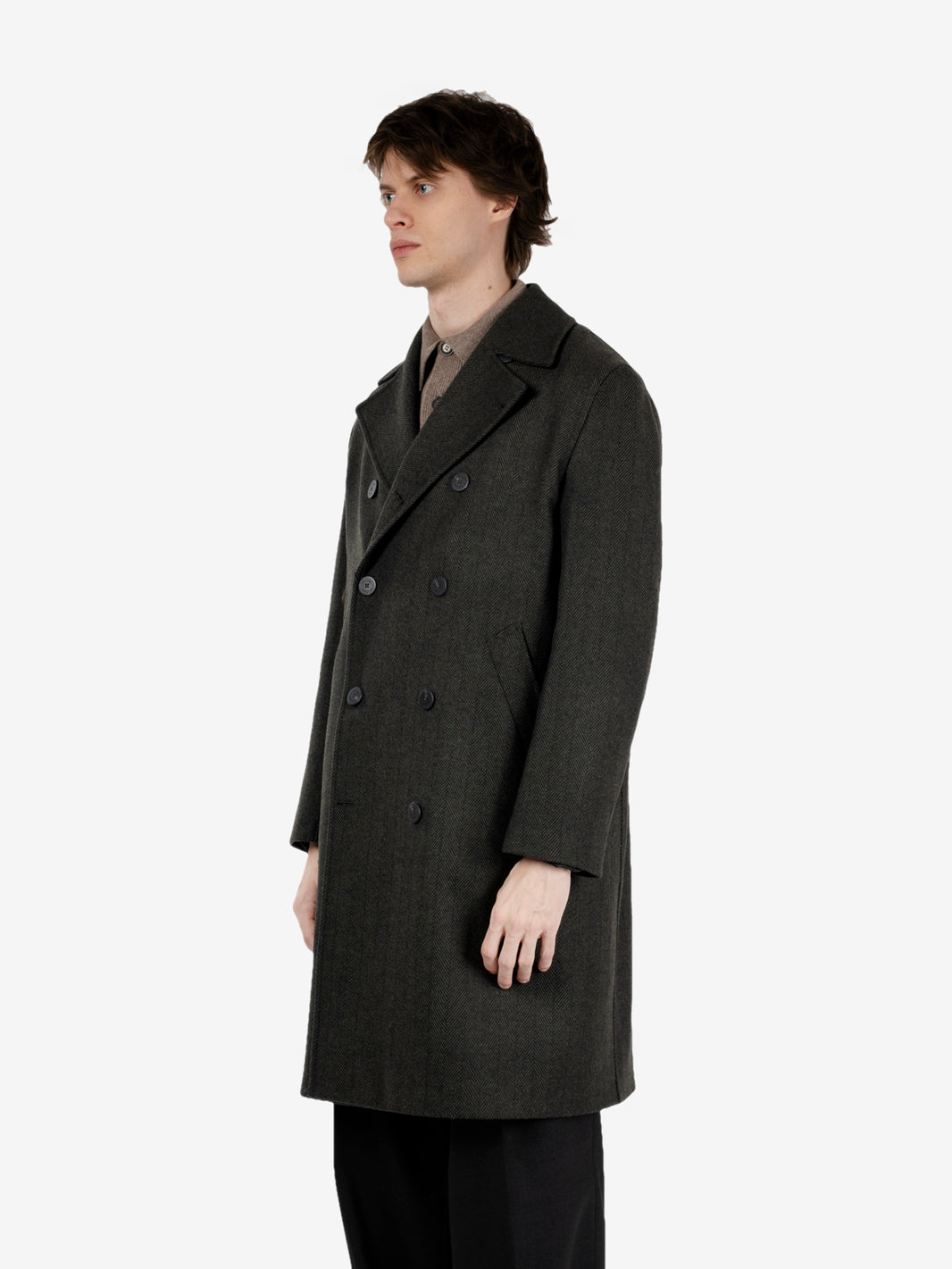 Army spined raglan coat