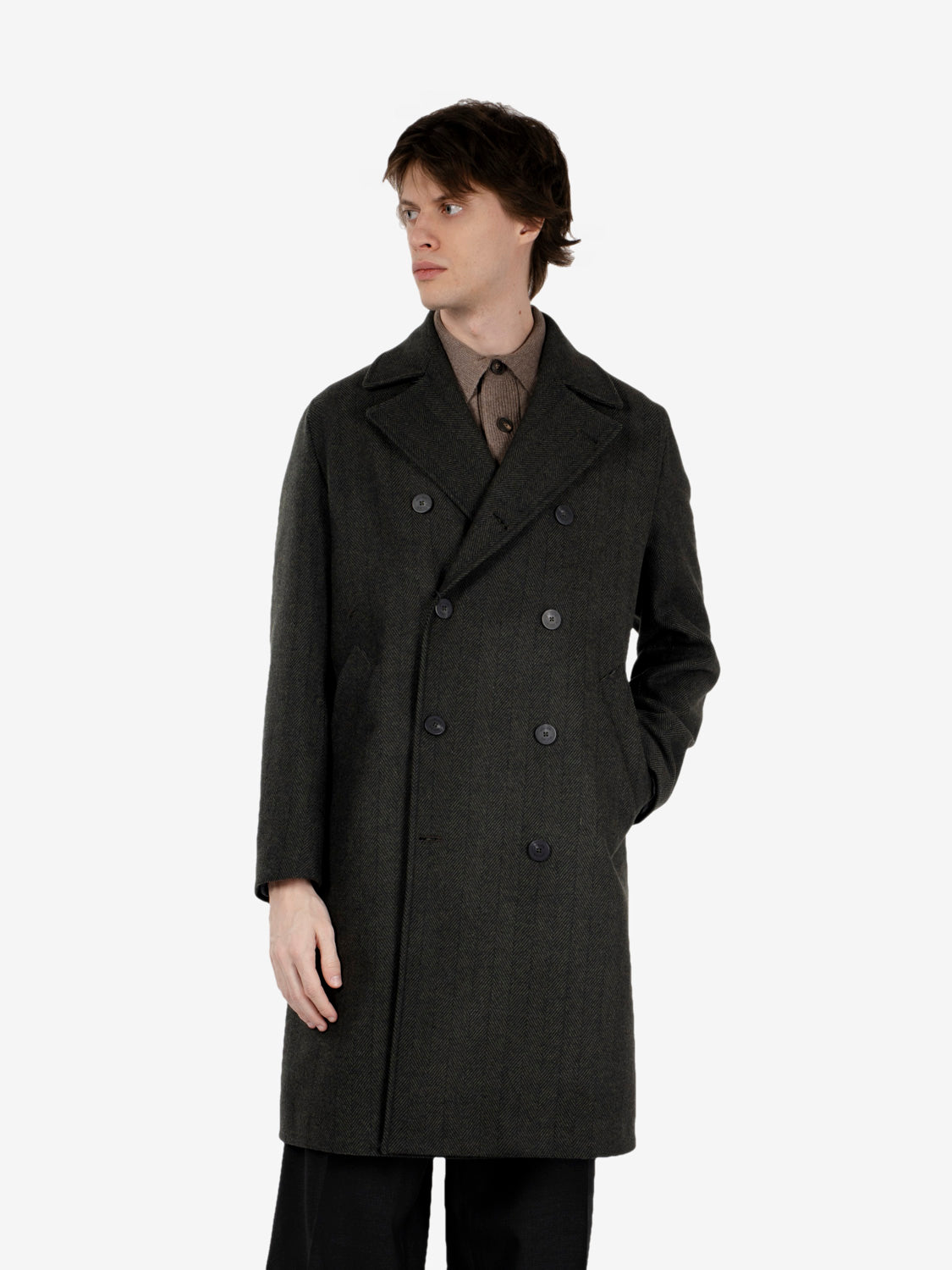 Army spined raglan coat