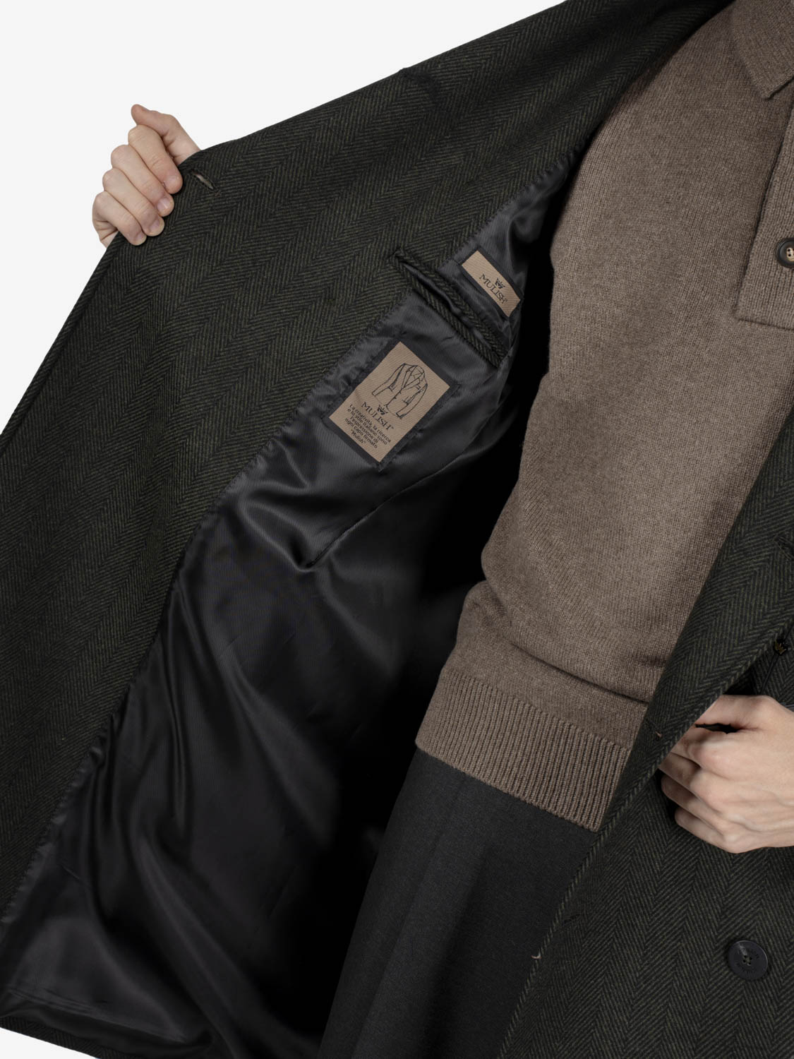 Army spined raglan coat