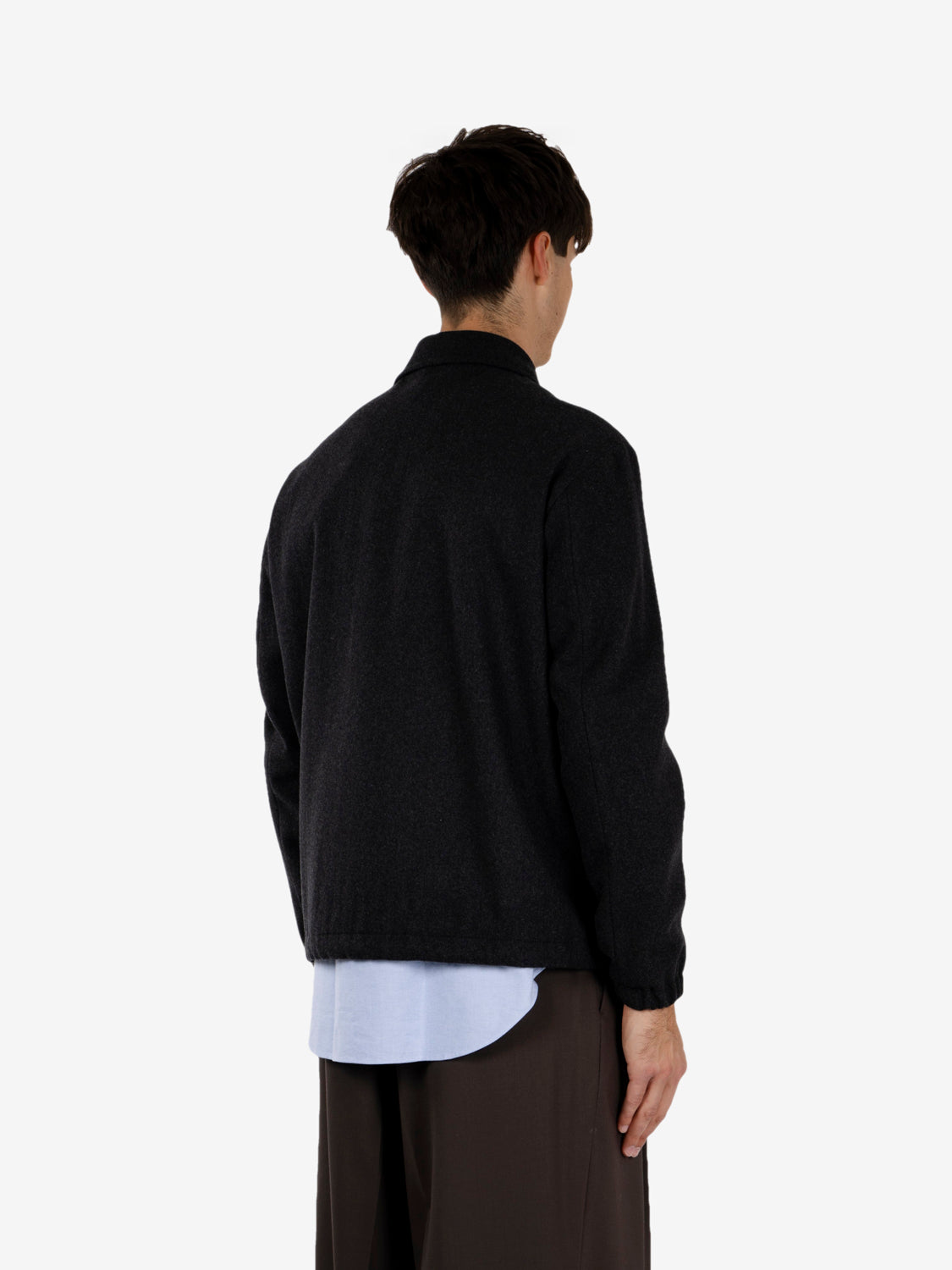 Anthracite wool Everest jacket
