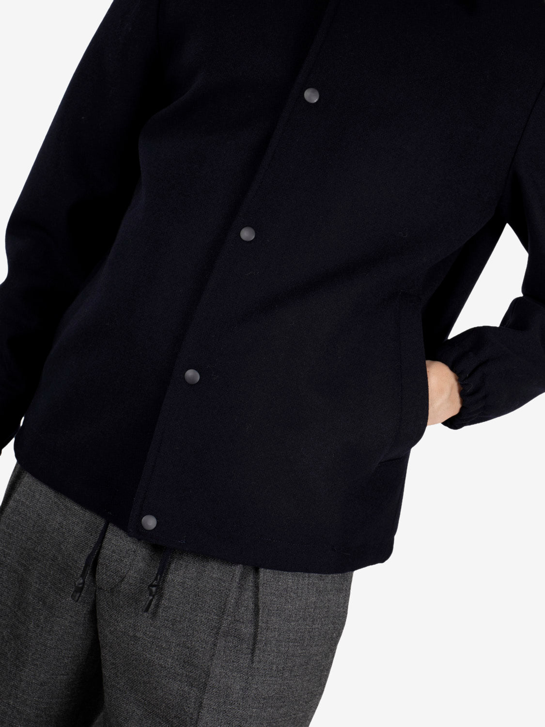 Blue wool Everest jacket
