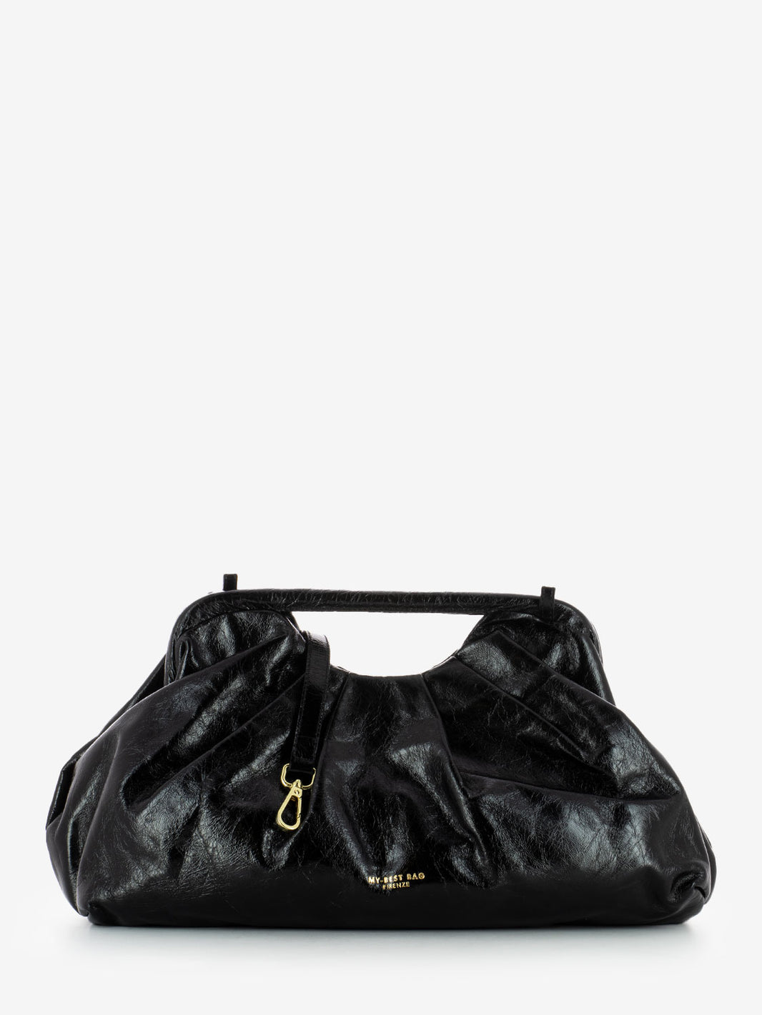 Borsa a mano in pelle nero