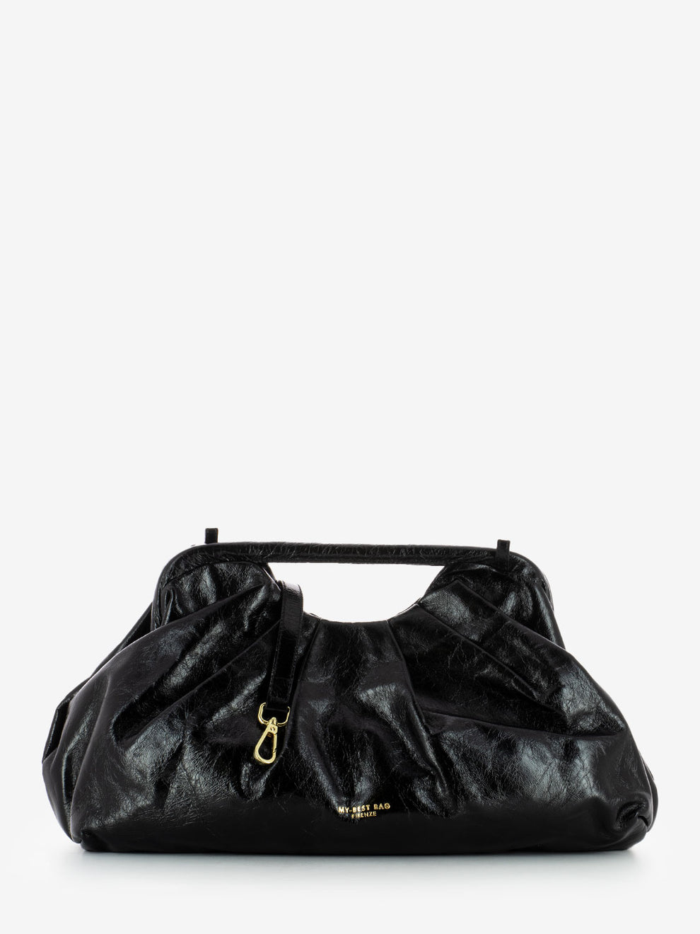 Borsa a mano in pelle nero